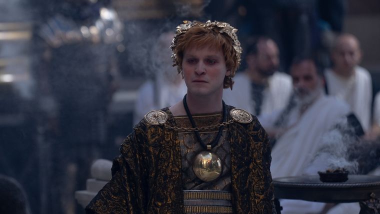 Fred Hechinger como el Emperador Caracalla