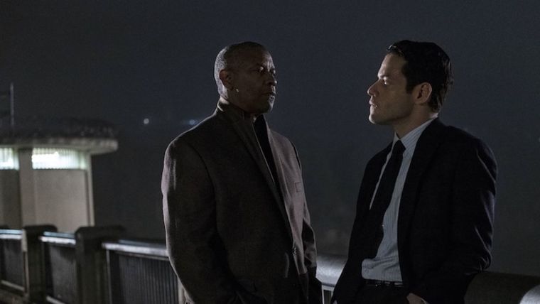 Denzel Washington y Rami Malek en Pequeños Secretos