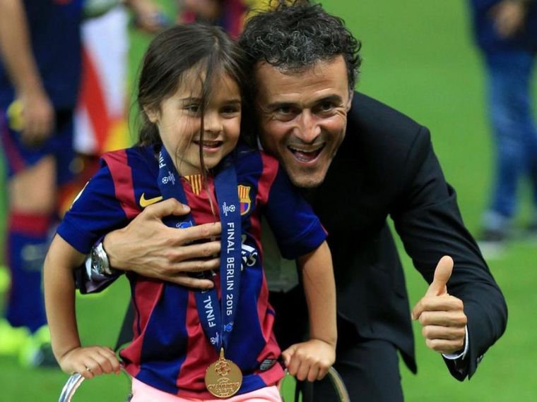 El entrenador de la selección española de fútbol recordó a su hija en el día en de su cumpleaños