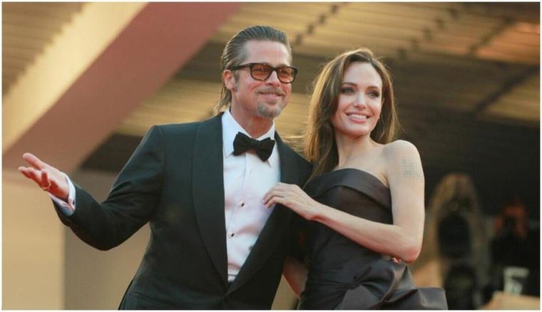 Brad Pitt y Angelina Jolie cuando estaban juntos