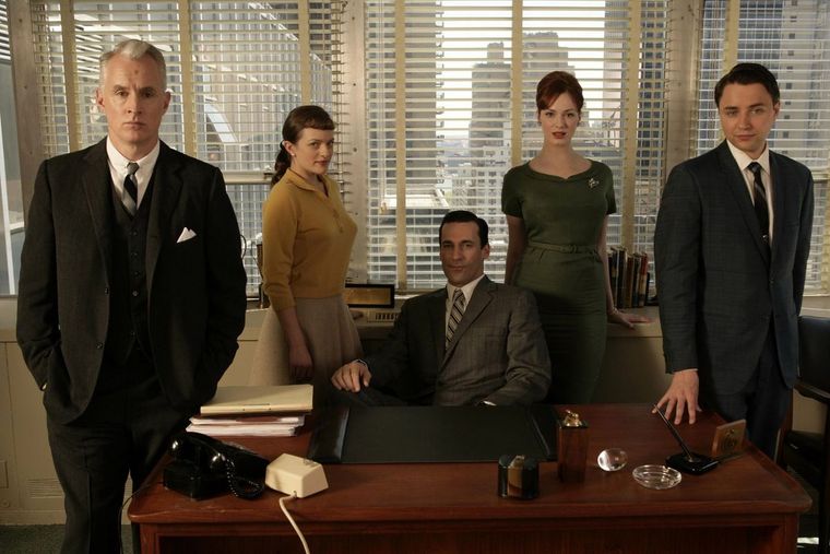 Los talentos de la agencia de publicidad Sterling Cooper llegan al streaming. Los talentos de la agencia de publicidad Sterling Cooper llegan al streaming.