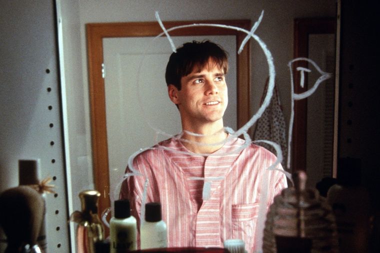 Jim Carrey brilla en The Truman Show, comedia dramática de 1998. Jim Carrey brilla en The Truman Show, comedia dramática de 1998.