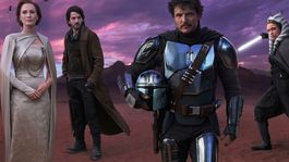 Mon Mothma, Andor, Din Djarin y Ahsoka Thano