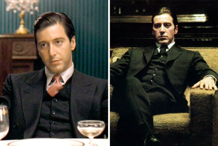 Un actor: Al Pacino, un personaje: Michael Corleone Un actor: Al Pacino, un personaje: Michael Corleone