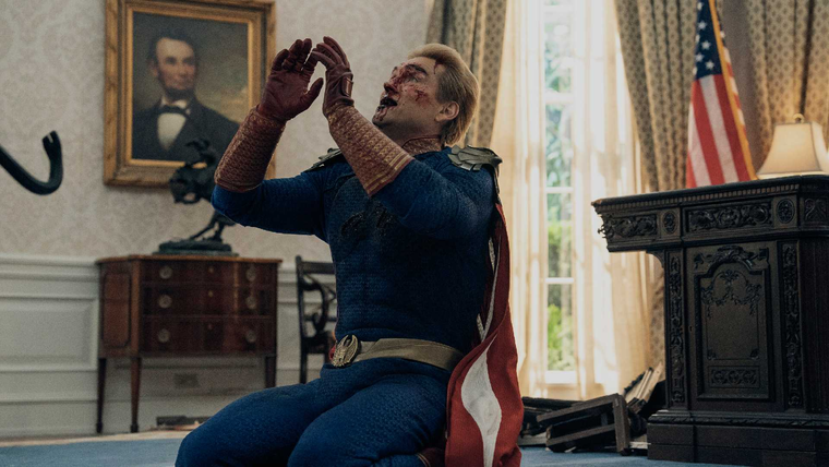Antony Starr interpreta a Homelander en la serie. Antony Starr interpreta a Homelander en la serie.
