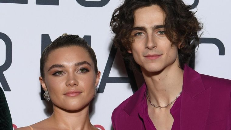 Florence Pugh y Timothée Chalamet son grandes amigos