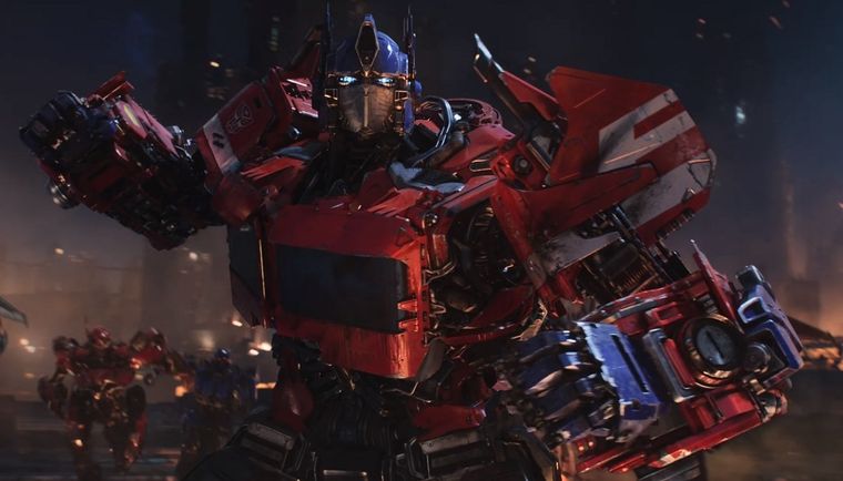 Optimus se luce en la foto del set de Rise of the Beasts