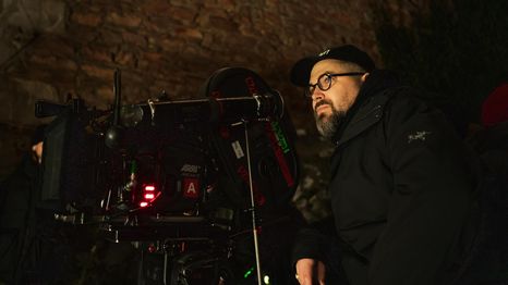 Robert Eggers en el rodaje de Nosferatu (2024)
