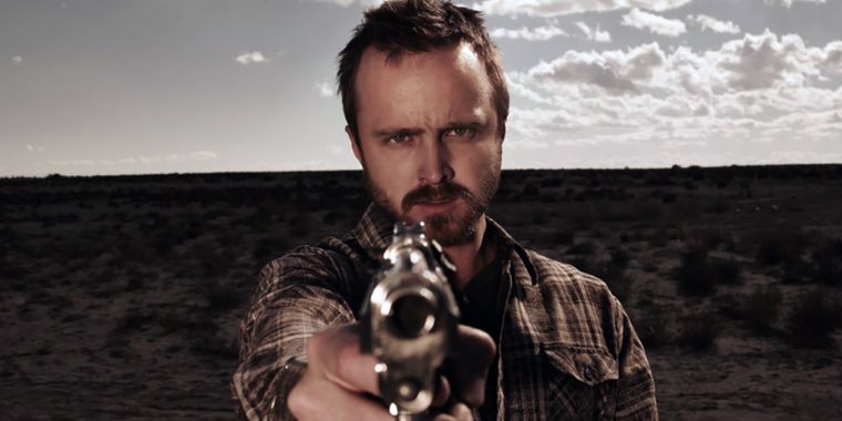 Aaron Paul como Jesse Pinkman en Breaking Bad.