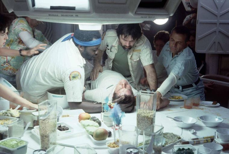 La cena en el Nostromo, la escena más icónica de Alien