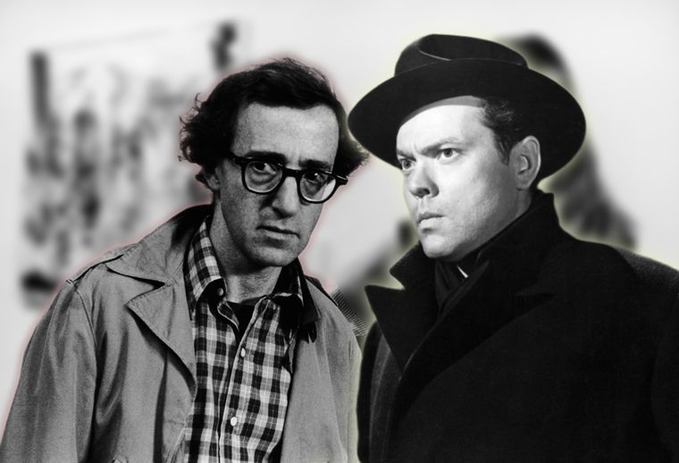 Con estilos muy diferentes, Woody Allen y Orson Welles son muy admirados por sus películas