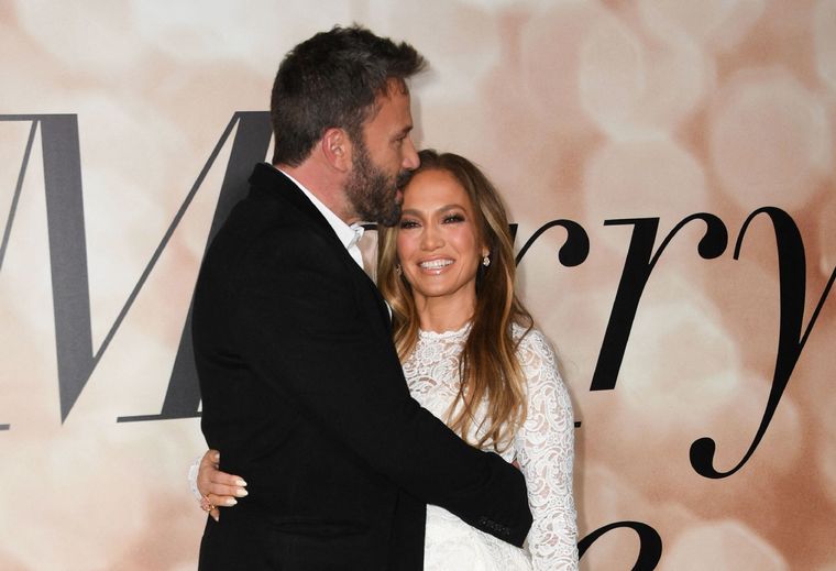 Jennifer Lopez junto a Ben Affleck