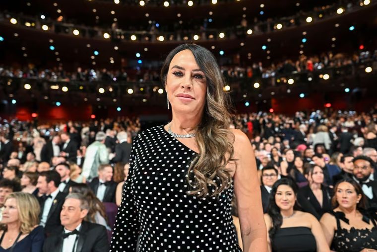 Karla Sofía Gascón en los Premios Oscar 2025.