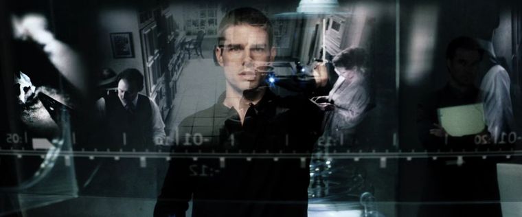 Tom Cruise como el jefe John Anderton en Minority Report (2002) Tom Cruise como el jefe John Anderton en Minority Report (2002)