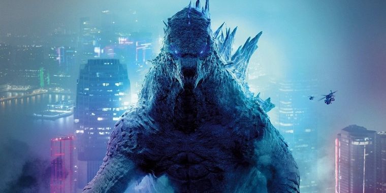 Godzilla mira amenazante a su enemigo