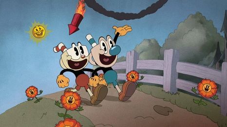 Cuphead y Mugman se lucen en el primer avance de su serie animada.