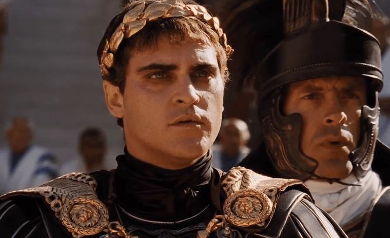 Joaquin Phoenix se convirtió en el villano de Gladiador en 2000