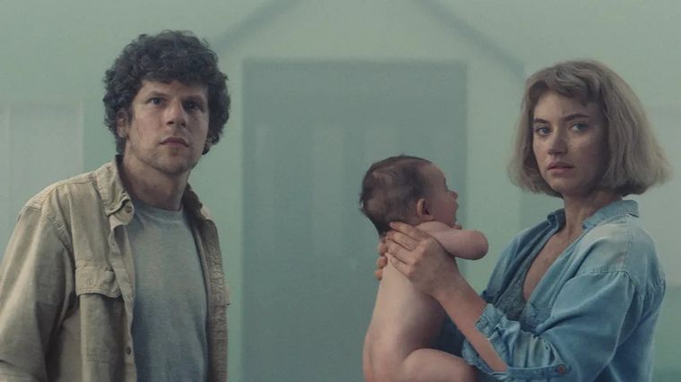 Jesse Eisenberg e Imogen Poots protagonizan Vivarium. Jesse Eisenberg e Imogen Poots protagonizan Vivarium.