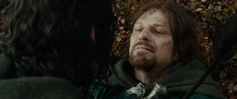La despedida de Boromir y Aragorn, el momento favorito de Viggo Mortensen. La despedida de Boromir y Aragorn, el momento favorito de Viggo Mortensen.