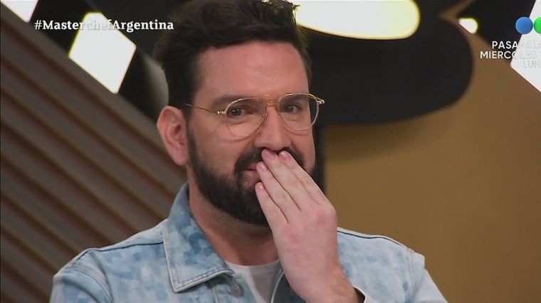 Hasta Damián se sorprendió por el cruce de la ex pareja