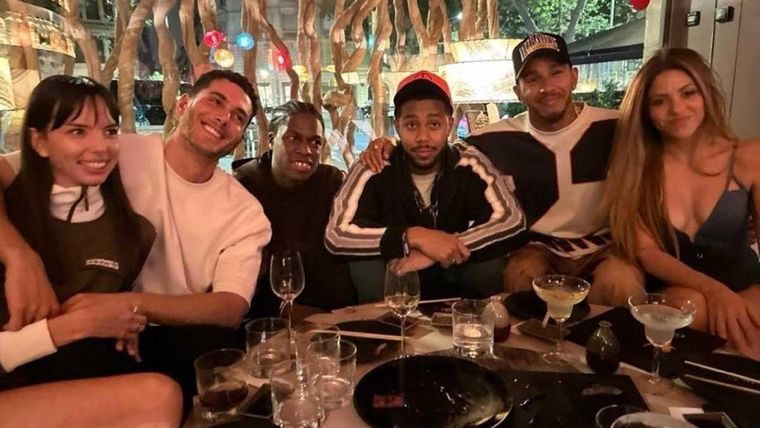 shakira y Hamilton ya no ocultan su historia de amor