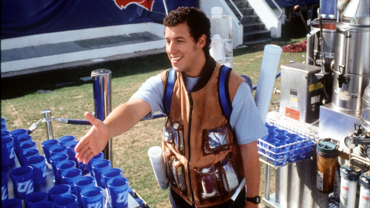 Adam Sandler protagoniza esta comedia deportiva estrenada en 1998. Adam Sandler protagoniza esta comedia deportiva estrenada en 1998. 