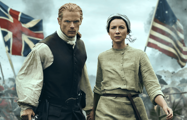 Sam Heughan y Caitríona Balfe protagonizan Outlander