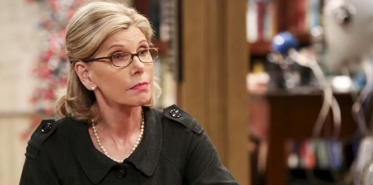 Christine Baranski interpretó a la madre de Leonard en The Big Bang Theory.