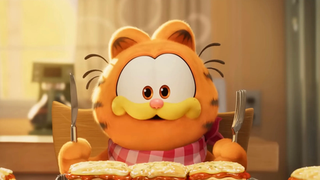 Garfield estrenó en cines de todo el mundo