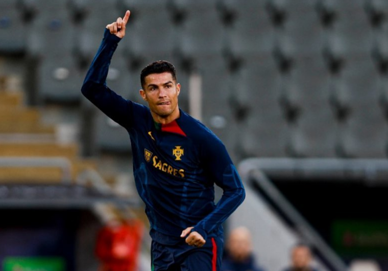 Cristiano Ronaldo está listo para disputar la Copa Mundial de Qatar 2022.