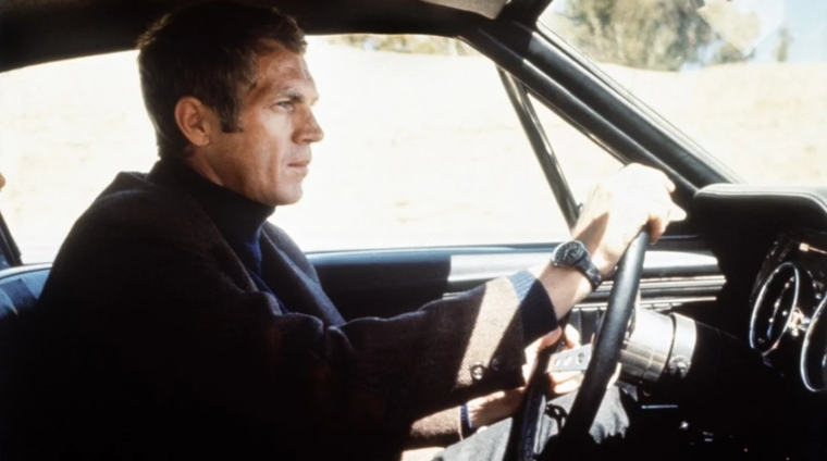 Steve McQueen en Bullitt. Steve McQueen en Bullitt.