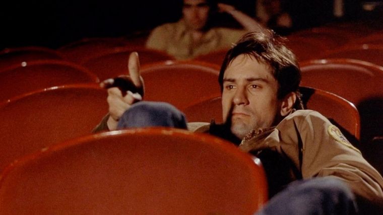 Robert De Niro en Taxi Driver, en el año 1976.
