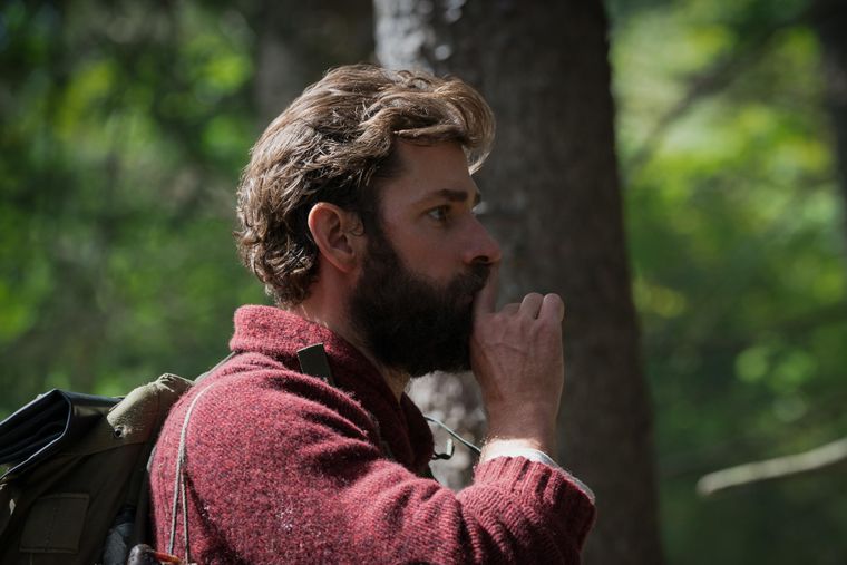 John Krasinski como Lee Abbott, uno de los protagonistas de Un Lugar en Silencio. John Krasinski como Lee Abbott, uno de los protagonistas de Un Lugar en Silencio.