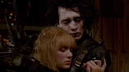 El joven manos de tijera (1990), dirigida por Tim Burton. El joven manos de tijera (1990), dirigida por Tim Burton.