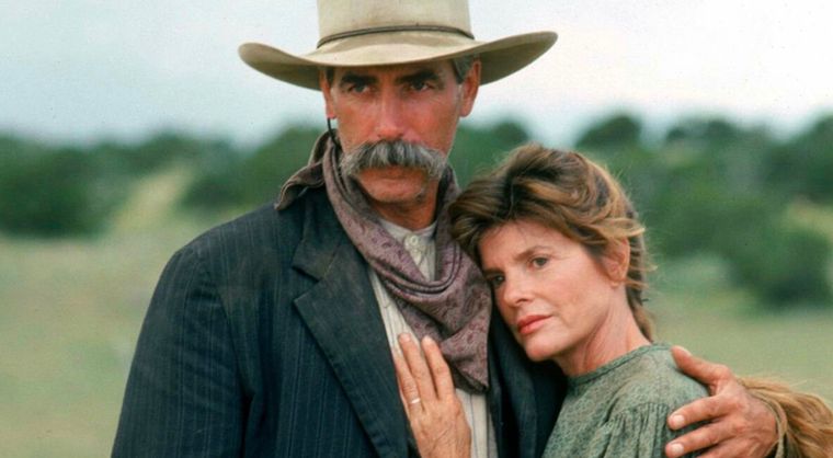 Sam Elliott y Katharine Ross en Conagher. Sam Elliott y Katharine Ross en Conagher.