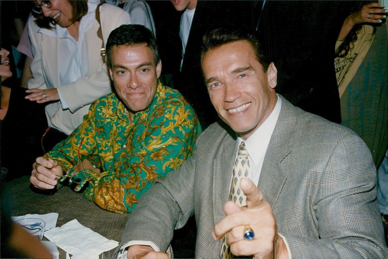 Jean-Claude Van Damme y Arnold Schwarzenegger mantienen una relación de amistad