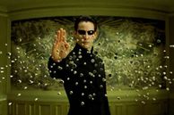 Keanu Reeves como Neo en Matrix.