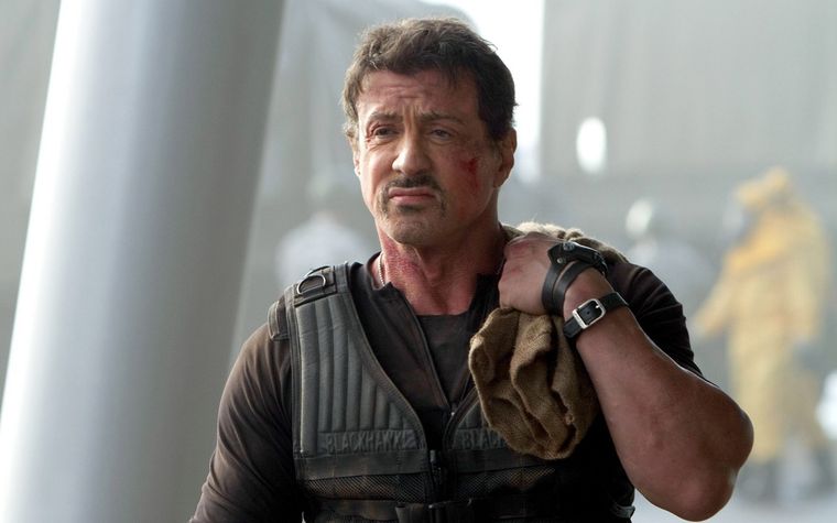 Sylvester Stallone en Los Mercenarios 2 (2012), la más exitosa de la saga. Sylvester Stallone en Los Mercenarios 2 (2012), la más exitosa de la saga.