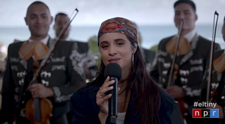 Foto: Camila Cabello en su Tiny Desk