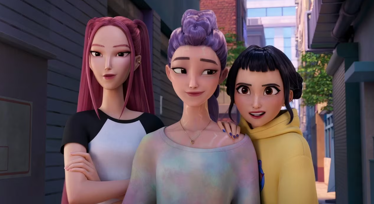 Las guerreras k-pop arrasa en Netflix