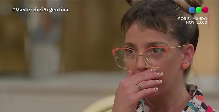 La mirada atónita de Juariu al ver que el jurado se incendiaba