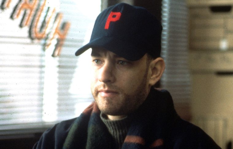 Tom como el abogado Andrew Beckett.