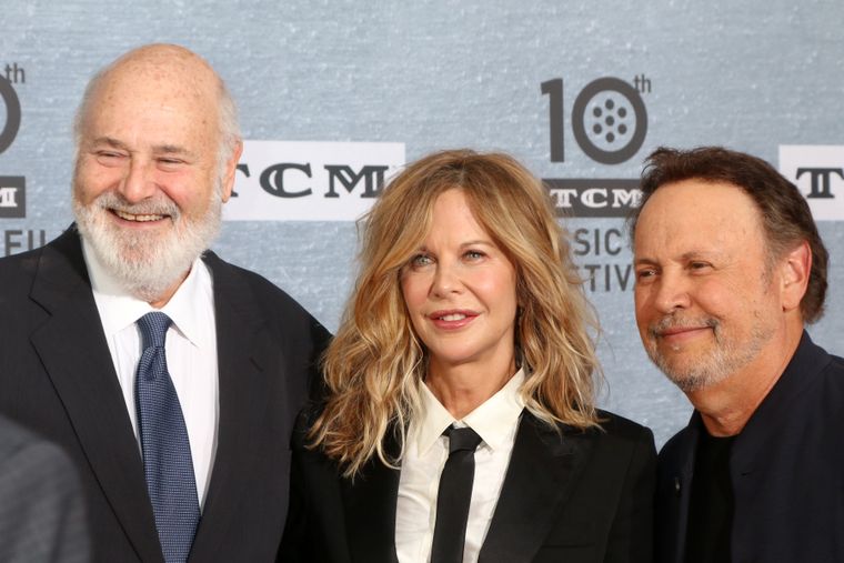 Rob Reiner junto a Meg Ryan y Billy Crystal Rob Reiner junto a Meg Ryan y Billy Crystal