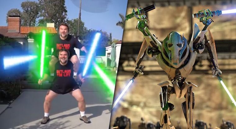Jack Black vuelve a demostrar sus habilidades con La Fuerza