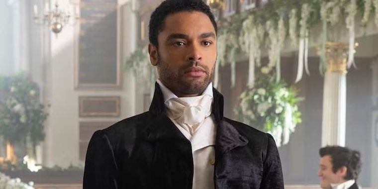 Regé-Jean Page en la primera temporada de Bridgerton. Regé-Jean Page en la primera temporada de Bridgerton.