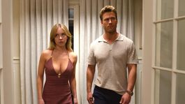 Sydney Sweeney y Glen Powell en Anyone but you