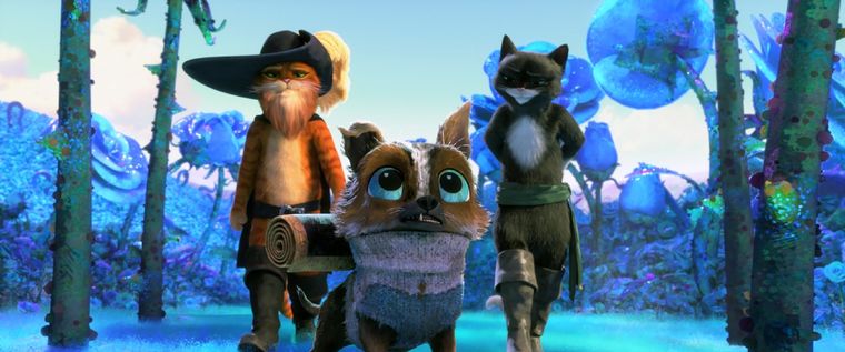 La película es una secuela de El Gato con Botas (2011) y es derivada de la franquicia de Shrek. La película es una secuela de El Gato con Botas (2011) y es derivada de la franquicia de Shrek.