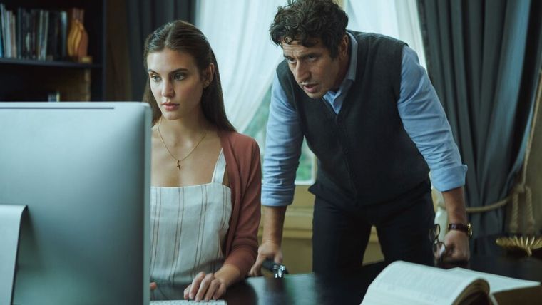 Macarena Achafa y Diego Pereti en La ira de Dios. Macarena Achafa y Diego Pereti en La ira de Dios.