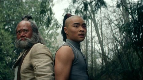 El príncipe Zuko y el General Iroh demuestran sus habilidades