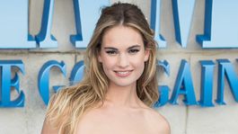 Lily James comenzó su carrera profesional en la serie de la BBC, One Just William